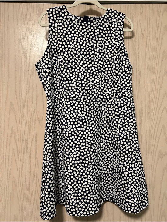 GAP Dresses & Skirts - GAP Navy and White Polka Dot Sleeveless Dress